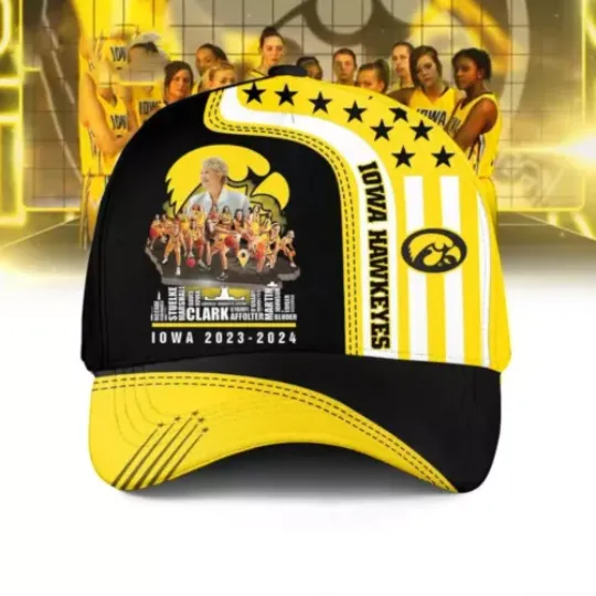 2024 NCAA Women’s Final Four Let’s Go Hawks Baseball Caps AOP, Gift For Fan, Summer Cap