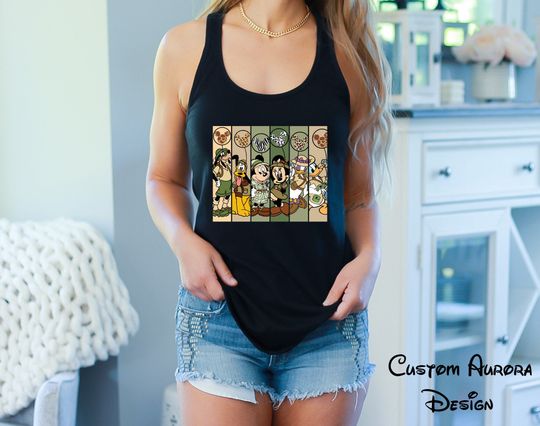 Disney Mickey and Friends Mickey Balloon Tank Top, Disney Tank Top, Disney Squad Tank Top, Disney Family Tank Top, Disney Mickey Racerback