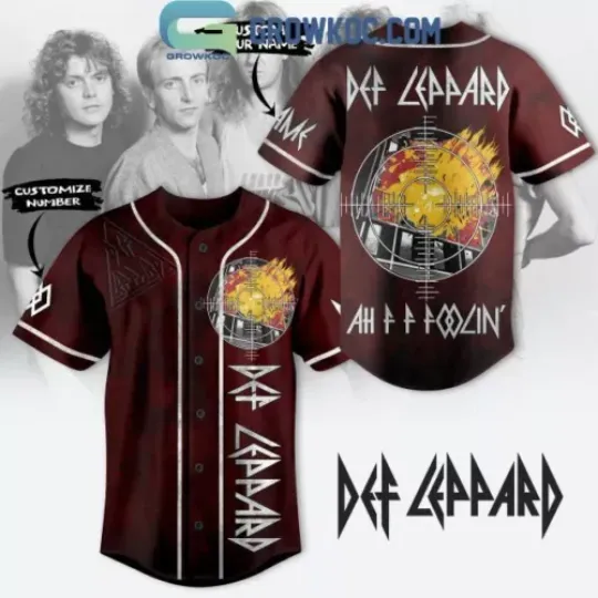 def leppard ah f f foolin’ personalized baseball jersey
