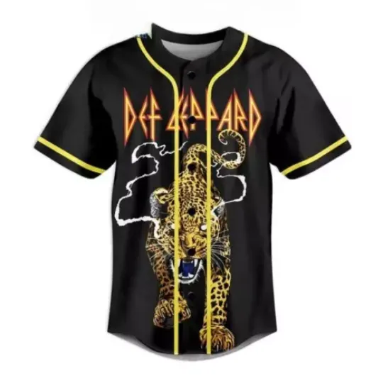Def Leppard Pour Some Sugar On Me Baseball Jersey