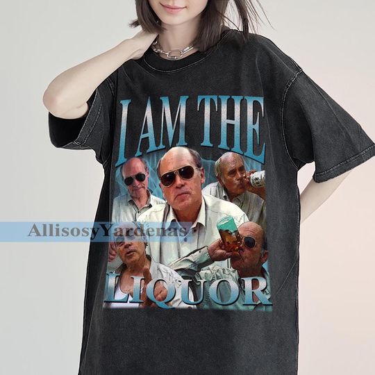 I Am The Liquor Vintage T-Shirt, Cornerback Homage Graphic Unisex Short Sleeve, Bootleg Retro 90's Fans Washed Shirt Gift