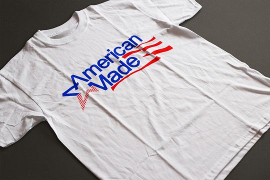 Hulk Hogan style "American Made" t-shirt