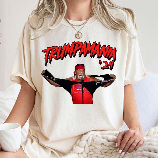 Trumpamania T-Shirt, Donald Trump Hulk Hogan Maga Sweatshirt, USA Pride Tee, Political Statement Shirt, Vote Trump 2024 , Republican