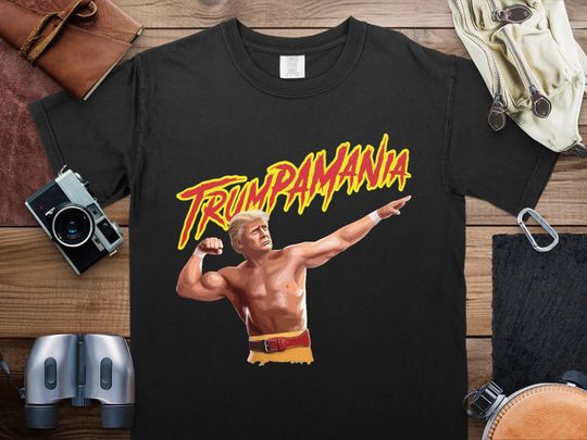 Trumpamania T-Shirt, Patriotic Shirt, USA Pride Tee, Political Statement Shirt, Donald Trump Hulk Hogan Maga, Vote Trump 2024 , Republican