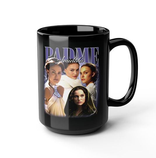 Limited Padme Amidala Vintage Coffee Mug, Vintage 90s Mug
