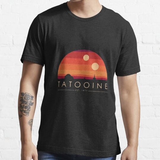 Tatooine Sunset T-Shirt, Star Wars T Shirt, Men's & Women's Shirt, Star Wars Shirt, Tatooine T-Shirt, Unisex, Luke Skywalker Shirt, Disney