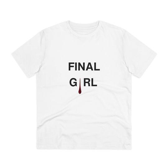 Final Girl Horror Organic Cotton Shirt, Horror Movie Shirt, Comfortable Short Sleeve Sports Tee for  Unisex - Trending Street Fashion
