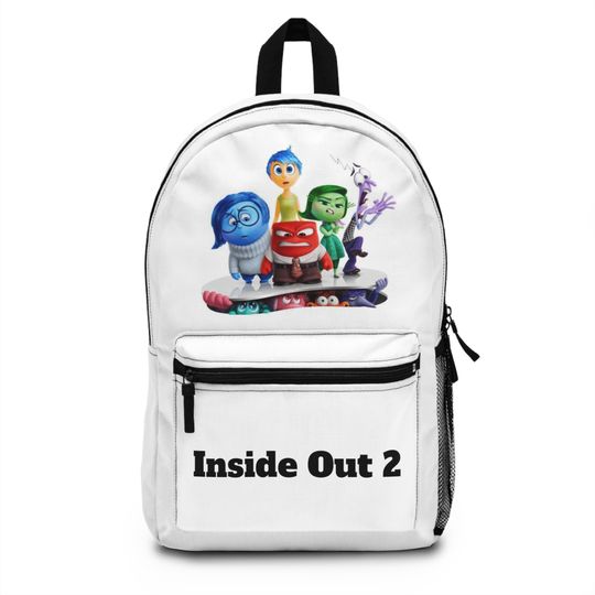 Backpack Inside Out 2, Inside Out School bag, Gift Inside Out Gift Book Bag School Bag