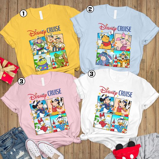 Disneyland Cruise Line 2024 Shirt, Toy Story Cruise shirt, Pooh and Friends Cruise Shirt, Cruise Matching Group Shirt