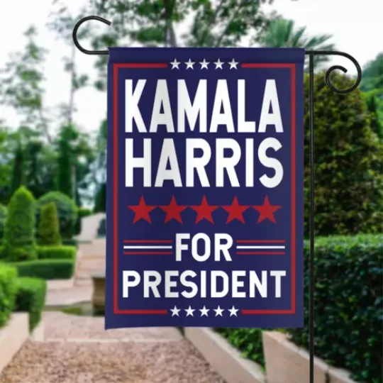 Kamala Harris For President 2024 Flag, Kamala Harris For The People Flag