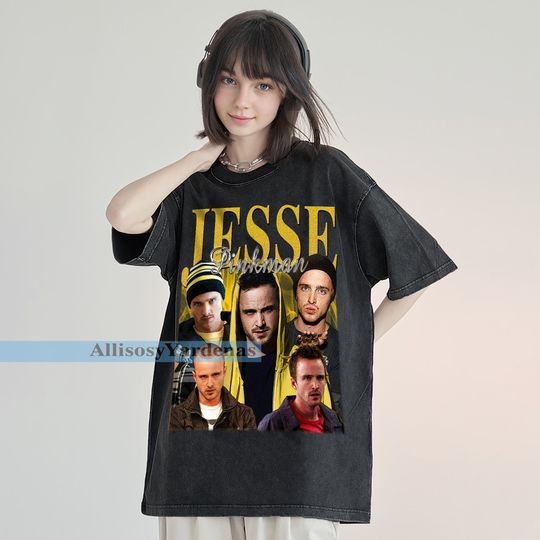 Jesse Pinkman Vintage T-Shirt, Cornerback Homage Graphic Unisex Short Sleeve, Bootleg Retro 90's Fans Washed Shirt Gift