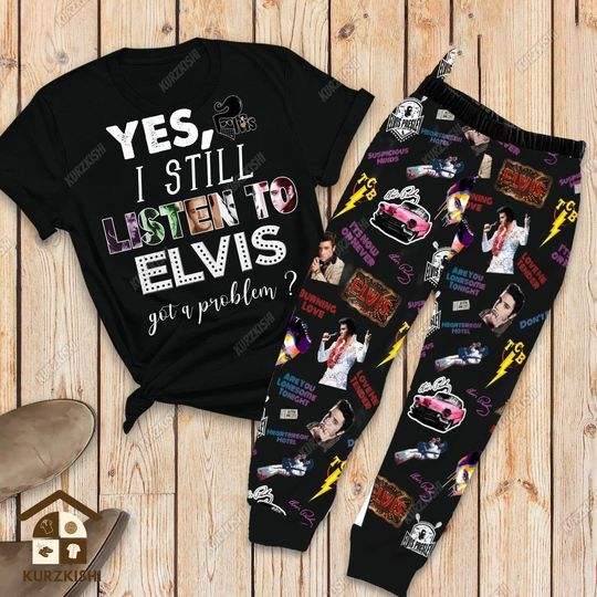 Elvis Presley Pajamas, Elvis Presley Pajamas Pants, Elvis Presley Holiday Pajamas, Elvis Bridesmaid Pajamas, Elvis King Women Pajamas