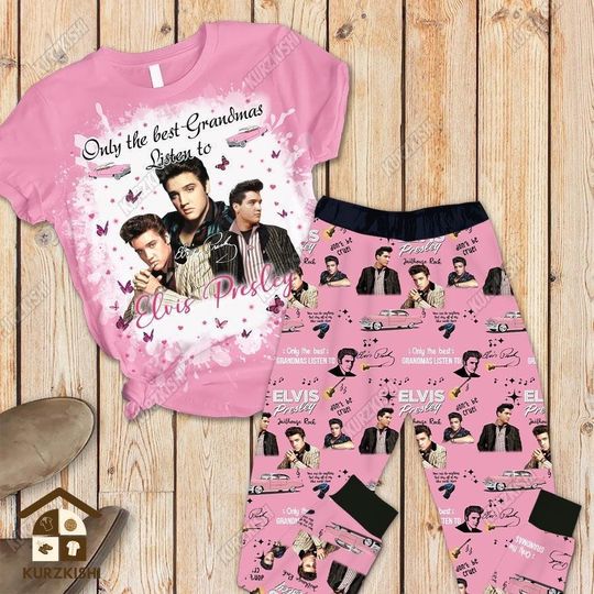 Elvis Presley Pajamas, Elvis Presley Shirt, Elvis Presley Holiday Pajamas, Elvis Presley Bridesmaid Pajamas, Elvis King Women Pajamas