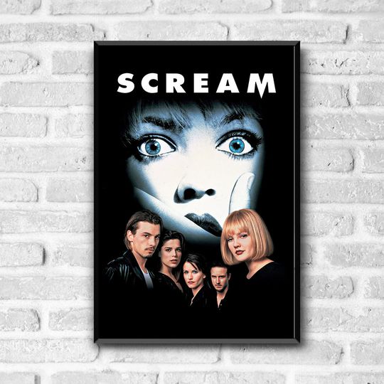 Scream (1996) Movie Poster Print,&nbsp;Canvas Wall Art, Movie Posters, Art Poster For Gift