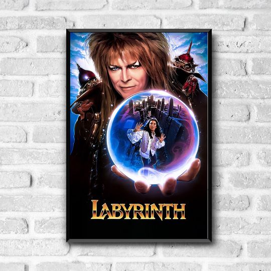 Labyrinth (1986) Movie Poster Print, Movie Posters, Art Poster For Gift