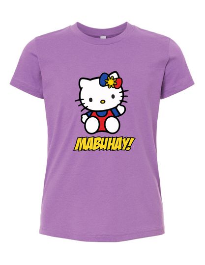 Womens Mabuhay Hello Kitty Shirt, Adult Filipina T-Shirt,Filipina, Filipino Apparels