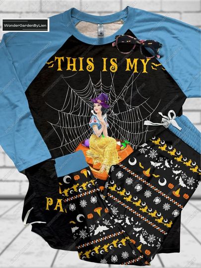 Snow White T-shirt Pant, Disney Snow White Pajama Set, Disney Princess Midnight Shirt