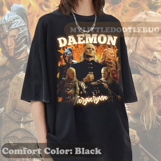 Limited Daemon Targaryen Shirt, House of the Dragon shirt, Custom Tee From Photo, Game of Throne shirt, Daemon, Rhaenyra, House Targaryen
