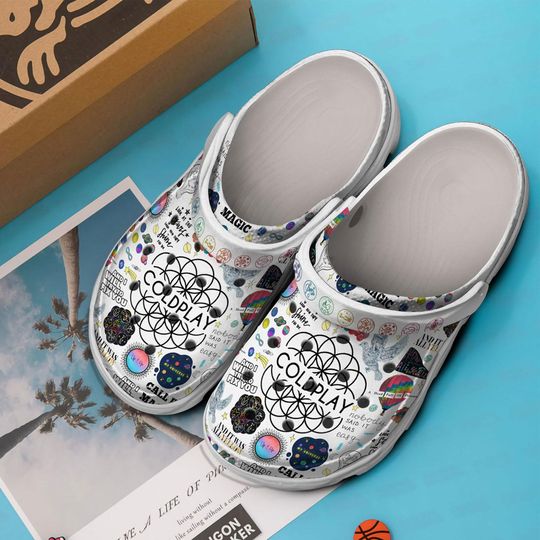 Coldplay Clogs, My Universe Edition, Holiday Present, Gift for Music Lovers