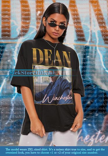DEAN WINCHESTER Shirt, Supernatural Dean Winchester Tshirt, Dean Winchester Supernatural Shirt, Jensen Ackles Actor Retro Shirt