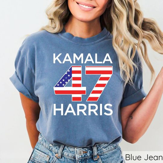 47th President Kamala Harris T-shirts, Comfort Colors Shirt, USA Kamala Harris