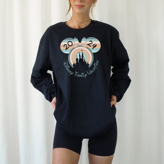 Disney Family Trip Tee, Disney Vacation Matching Long Sleeve, Disney Trip Long Sleeve, Disneyworld Family Trip Shirts,  2024 Ears Trip Tee