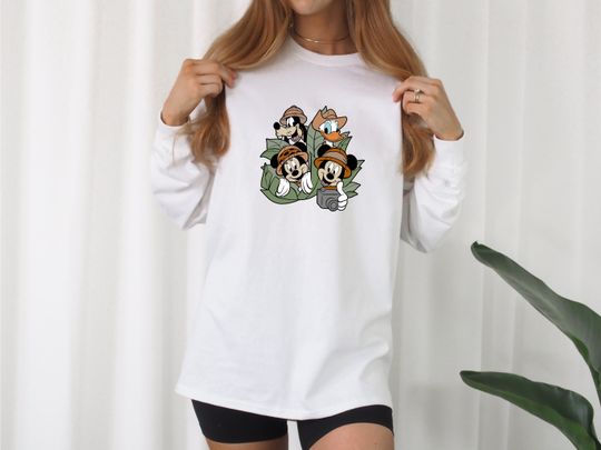 Disney Animal Kingdom Long Sleeve, Disney Minnie Shirt, Disney Trip Long Sleeve, Disney Family Matching Shirts, Donald Shirt, Goofy Shirt