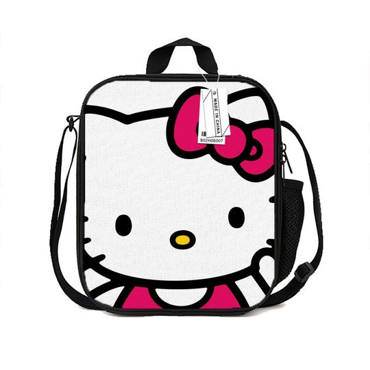 20 Styles Sanrio Hello Kitty Children Lunch Bags Picnic Food Box Portable Cooler Thermal Lunch Box Tote Office Outdoor Girl Boy