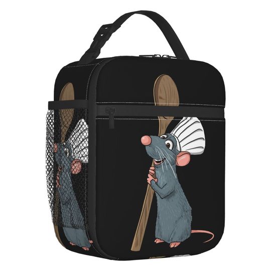 Remy The Little Chef From Ratatouille Insulated Lunch Bags Cartoon Cat Thermal Cooler Bento Box Kids School Children