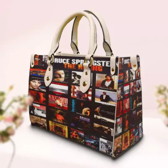 Bruce Springsteen Bag for Women Leather Hand Bag Fan-made Leather Bag For Her