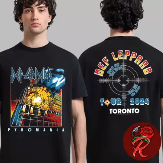 Def Leppard Summer Stadium Tour 2024 Two Sides Unisex T-Shirt