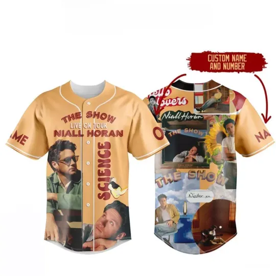 Niall Horan The Show Live On Tour Science Personalized Baseball Jersey | Music Tour Outfit | Summer Streetwear For Unisex