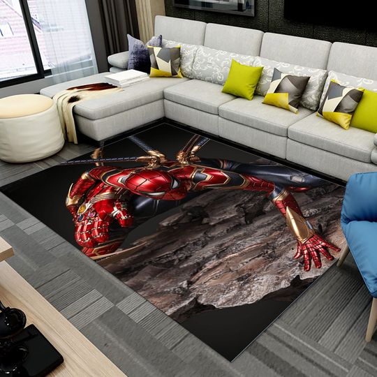 Spiderman,Spiderman Mat,Spiderman Rug,Ruggable Spiderman,Design Rug,Home Decor,Rugs For Living Room,Rug Runner,Rugs for bedroom,Teens Rug