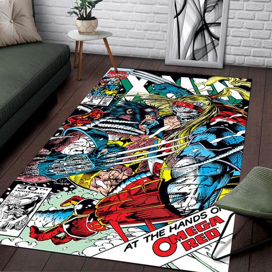 X-Men,Comic Covers Rug,Comic Book Heroes,Magazine Cover,Marvel Comic Book,Legendary Hero,Cartoon Cover,Avengers Rug,Chield Rug,Superhero Rug
