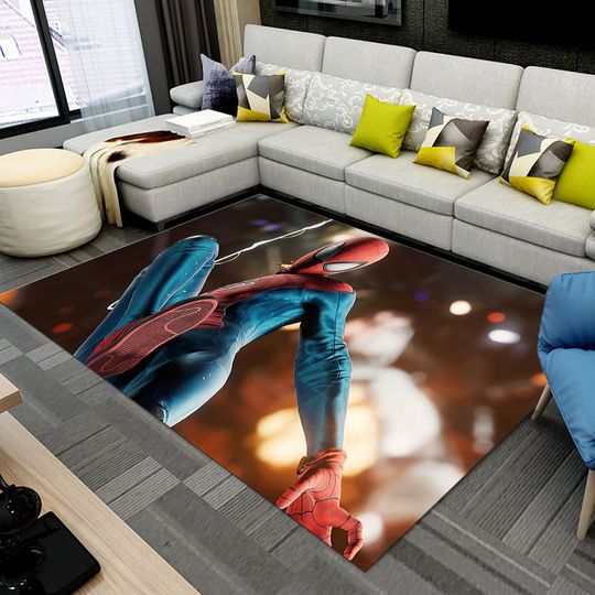 Spiderman Rug, Fantastic Carpet, Spider Man, Colorful Rug, Home Decor, Carpet, Rugs For Living Room, Rug Runner, Rugarts, Rugs for bedroom