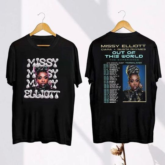 Missy Elliott 2024 Tour Shirt, Missy Elliott Out of This World 2024 Tour, Missy Elliott Rap Tour Merch, Missy Elliott Fan Gift