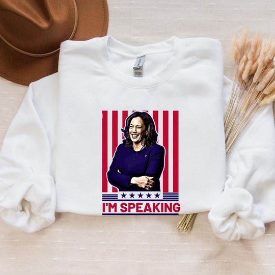 Kamala Harris I'm Speaking Sweatshirt, Biden 2024 Shirt, Joe Biden For President
