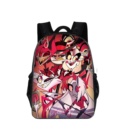 Hazbin Hotel Students Backpack, School Shoulder Bag, Back To School Gift