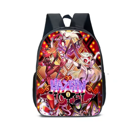 Hazbin Hotel Students Backpack, School Shoulder Bag, Back To School Gift