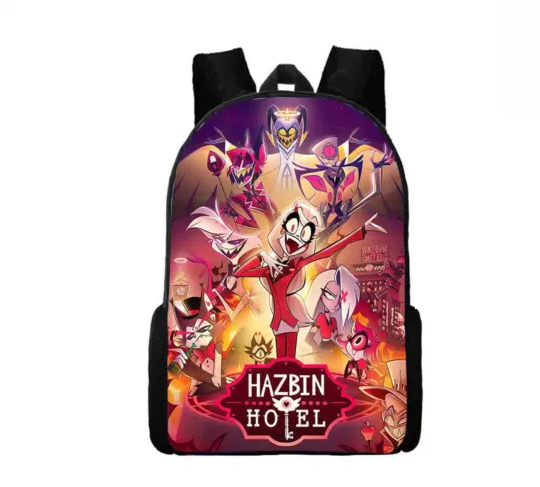 Hazbin Hotel Backpack, Shoulder Bags, Hazbin Student Backpack, Back To School Gift