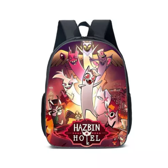 Hazbin Hotel Students Backpack, School Shoulder Bag, Back To School Gift