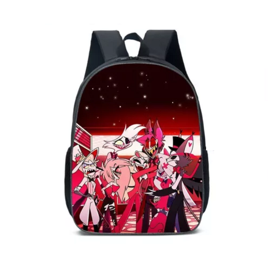 Hazbin Hotel Students Backpack, School Shoulder Bag, Back To School Gift