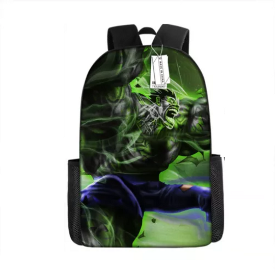 Marvel Hulk Students Backpack, School Shoulder Bag, Back To School Gift