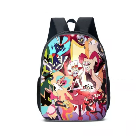 Hazbin Hotel Students Backpack, School Shoulder Bag, Back To School Gift