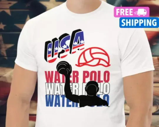 USA Water Polo Shirt For Olympics Paris 2024 American Water Polo Team USA