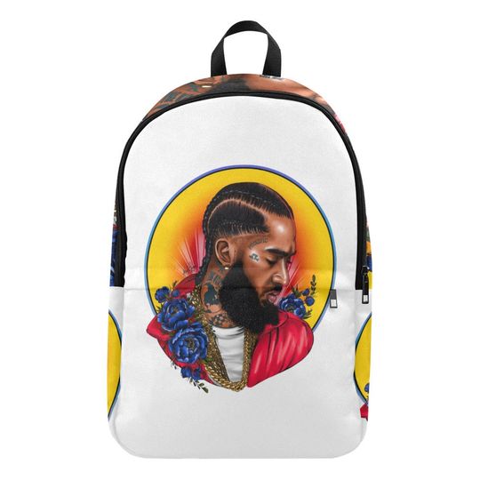 backpack for men women kids, birthday gift, gift for student, Nipsey Hussle, gift for friend, School Backpack, Anniversary Gift, Daily Use