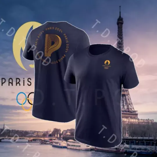 2024 Olympics Deco Badge Graphic T-Shirt