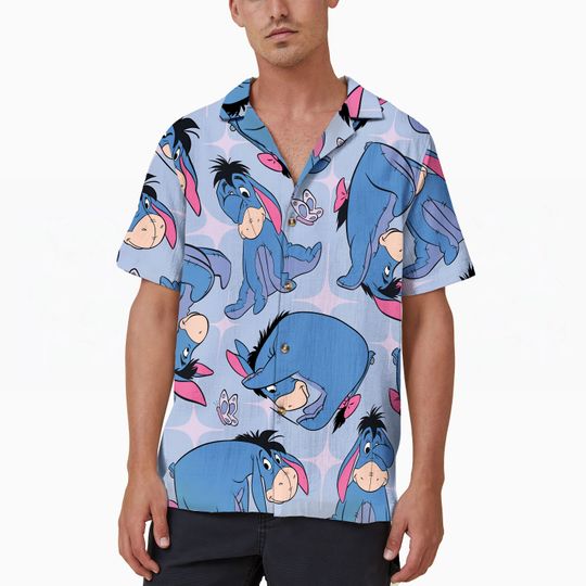 Pooh Bear Hawaii Shirt Bear and Friends Aloha Shirt, Family Beach Shirt, Summer Hawaiian, Gift for Dad