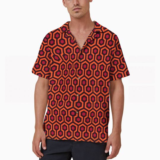 Overlook Hotel Hawaiian Shirt, The Shining Button Down Short Sleeve Hawaiian for Men, Women, Kids, Trending Casual Fashion