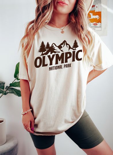 Olympic National Park Shirt, Washington, Comfort Colors T-Shirt, Hoodie, Sweatshirt, Long Sleeve, Kids Tee, Nature Hiking